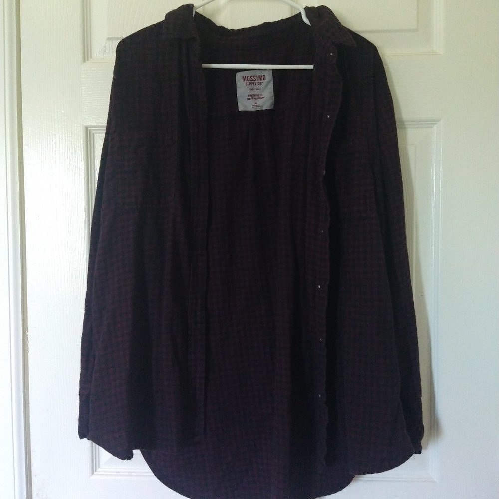 Mossimo Plaid Shirt, size XL